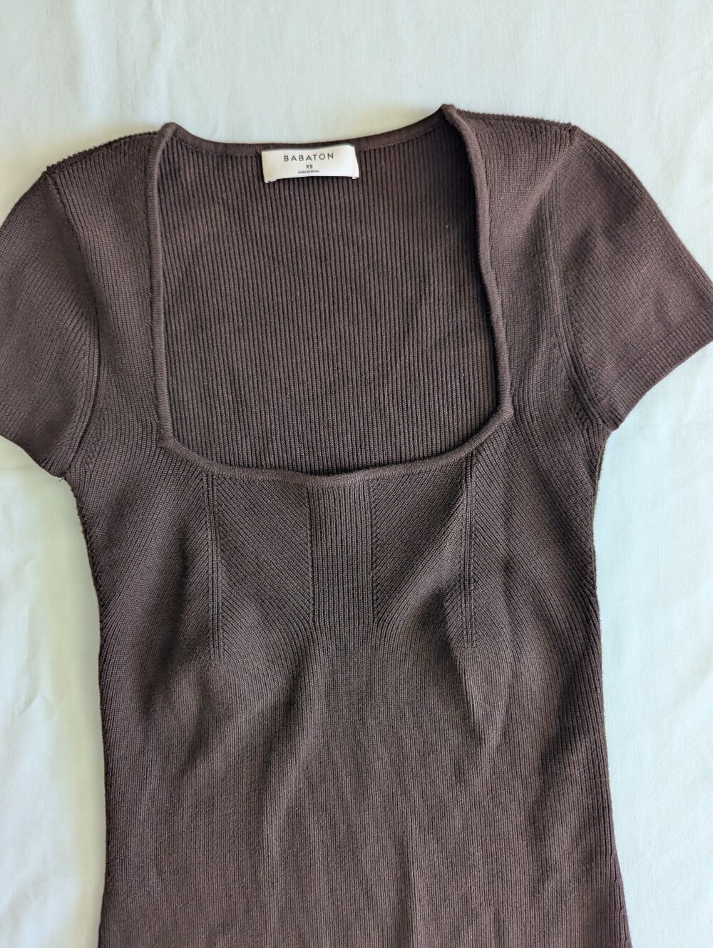 Babaton Emerge Sweater Dress In Coffee Bean Brown - Picture 6 of 13